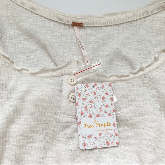 Free People Jaimie Henley Top NWT - Picture 9 of 9